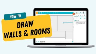 Draw Walls and Rooms  RoomSketcher App [upl. by Nivar]