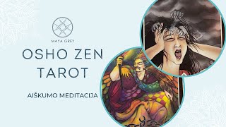 2024 spalis  AIŠKUMO MEDITACIJA SU OSHO ZEN TAROT [upl. by Thedric63]