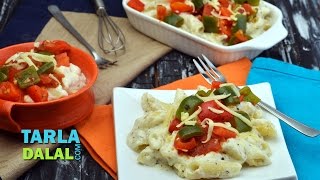 Pasta and Vegetable Casserole by Tarla Dalal [upl. by Nyvrem]