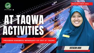 Program Kemenkeu Mengajar 9 di SDIT At Taqwa 1  AtTaqwaActivities BulanOktober [upl. by Acissej]