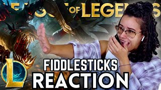 Fiddlesticks Terror in Demacia amp Champion Theme  First Time Reacting to League of Legends Cinematic [upl. by Harding356]