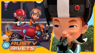 Frankie’s Fritz Bits MORE  Rusty Rivets  Cartoons for Kids [upl. by Einrae]