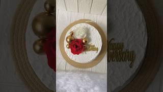 Beautiful cake decoration using palette knife  cake ideas  for beginners  mubi irshu art [upl. by Landau736]