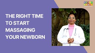 Newborn Massage When Is the Best Time to Start [upl. by Ajet]