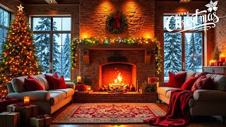 Beautiful Relaxing Christmas Piano🎹🎶🎄 Instrumental Melodies Piano 🎹 Christmas Fireplace Background 🎅 [upl. by Nytram]