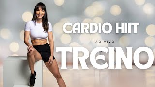 🔴Treino CARDIO HIIT  ao vivo  Carol Borba [upl. by Ahras]