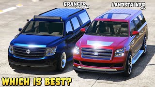 GTA 5  GRANGER 3600LX vs LANDSTALKER XL  Which is Fastest [upl. by Davine]