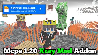 XRAY Texture Pack For MCPEBedrock 120👁️ XRAY Mod For Minecraft Pe 120 [upl. by Cinom]