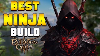 ULTIMATE Ninja Assassin Shadow Monk Build For Baldurs Gate 3 [upl. by Lewie]