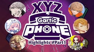 Utaite  Eng Sub XYZ GarticPhone Highlights  Part 1 [upl. by Sabella]