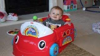 Fisher Price Crawl Around Car Unboxing and Playtime Review [upl. by Drehcir]