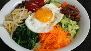 Bibimbap 비빔밥 amp Dolsotbibimbap 돌솥비빔밥 [upl. by Cesare489]