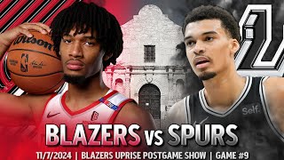 Portland Trail Blazers vs San Antonio Spurs Recap  Highlights  Postgame Show [upl. by Eimilb]