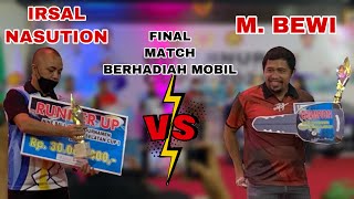 FINAL GUBERNUR CUP SUMSEL  IRSAL NASUTION Vs M BEWI SIMANJUNTAK [upl. by Stepha]