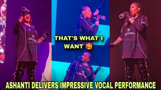 Impressive Vocal Performance by Ashanti🥰🥰🔥🔥 [upl. by Ilek]