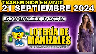 Resultado EXTRA DE MANIZALES SÁBADO 21 de septiembre de 2024 [upl. by Akirehc]