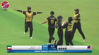 MCA WOMENS T20 QUADRANGULAR SERIES 2023  MALAYSIA VS KUWAIT  MATCH 1 [upl. by Watters590]