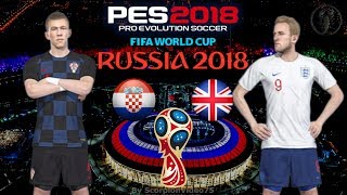 Croazia Vs Inghilterra  World CUP 2018 Semifinali quotTutto sulla Croaziaquot  PES 2018 Patch Giù [upl. by Ekrub]