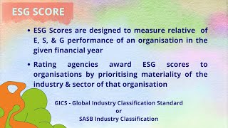 ESG SCORE  PERFORMANCE  RELATIVE INDICATORS  ESG REPORTING  ESG RATING  ESG amp SUSTAINABILITY [upl. by Henrique]