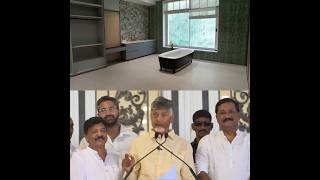 CM ChandraBabu vists RushiKondaPalace YSJagan Vizag RushikondaPalace AndhraPradesh [upl. by Launam]