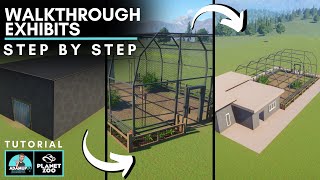 Planet Zoo Walkthrough Exhibit Tutorial  Step By Step Guide [upl. by Richter]