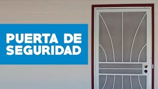 Cómo instalar una puerta de seguridad [upl. by Arahat]