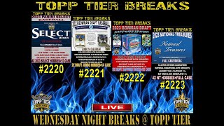 WEDNESDAY NIGHT BREAKS  TOPP TIER  SELECT 2220  BOWMAN DRAFT 2221  SAPPHIRE 2222  NT 2223 [upl. by Aketal]