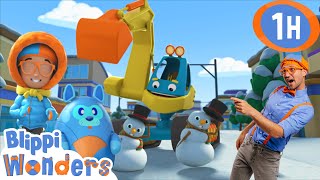 EXCAVATOR Song  Blippi Wonders Educational Cartoons for Kids [upl. by Bensky7]