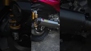 SOUND TEST AKRAPOVIC FOR YAMAHA XMAX 250 [upl. by Vick]