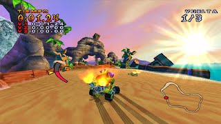 Crash Nitro Kart Xbox 360  Guia Vencer al fantasma de Velo  JexGamer [upl. by Hartnett]