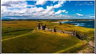 Dunstanburgh Castle via DJI Mini 2 Drone in 4K [upl. by Viva]