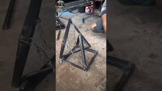 fancy chain stool making welding [upl. by Tamiko757]