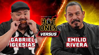 Gabriel Iglesias vs Emilio Rivera  Hot Ones Versus [upl. by Yarrum]