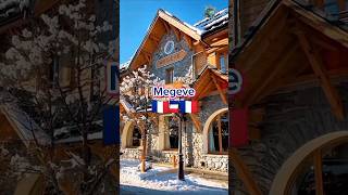 🗻 Megeve France 🇫🇷 tourism travel visit france snow snowfall fyp shorts youtubeshorts [upl. by Martine879]