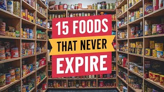 15 Foods That NEVER Expire  Stockpile NOW for Emergency Prep [upl. by Berton]