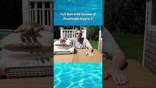 Full test and review of Poolmate Hydro 3 Poolmate Robot Pool Cleaner poolcleaner cordlessvacuum [upl. by Honniball748]