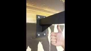 Easy Guide How to install a wall mounted Chin Up  Pull Up bar [upl. by Lauraine]