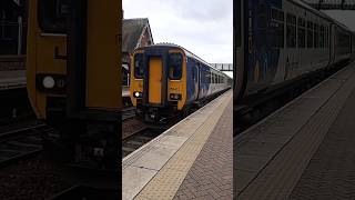 Northern 156 Arrive And Depart Widnes For Warrington Central [upl. by Ches]