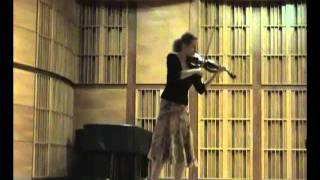 EYsaye  Sonata no2 for Solo Violin 2 mvt quotMalinconiaquot Weronika Tadzik [upl. by Moht]