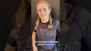 Aislinn O’Connell doesn’t approve of the mighty ducks definitivejiujitsu bjj jiujitsu grappling [upl. by Navlys]