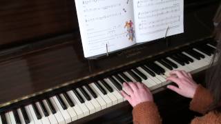 Piano Time 2 The Clown David Blackwell Tutorial [upl. by Cirad]