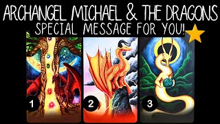 A Special Message From Archangel Michael amp The Dragons 💙🔥 ⎮pick a card reading 🃏⎮tarot card reading [upl. by Verile423]