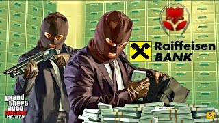 GTA 5 SHQIP  Vjedhja e Raiffeisen Bank   SHQIPGaming [upl. by Nonah]