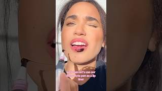 😛How to get pink lips 247🩷 shortscreator lipgloss [upl. by Bryan]