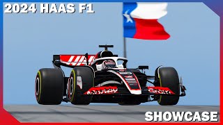 I drove the new 2024 Haas F1 car  Assetto Corsa [upl. by Gervase]