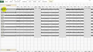 Video 00099 Gantt Chart Planned VS Actual [upl. by Velleman]