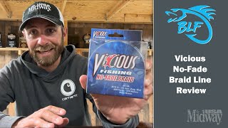 Vicious NoFade Braid Fishing Line Review  Brandon Lester [upl. by Eeroc176]