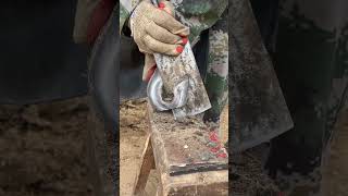 Complete donkey hoof trimming process丨ASMR丨Donkey hoof cutting sound [upl. by Moulden]