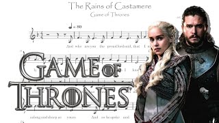 The Rains of Castamere  Violin [upl. by Eerdna]