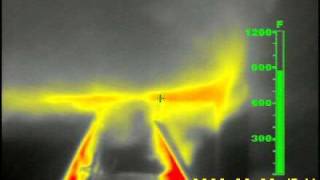 DSPA5 Thermal Camera in Living Room Fire [upl. by Suidaht]